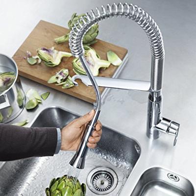 GROHE K7 Keukenkraan - hoog - 2 straalsoorten - met profesionele handdouche - chroom 32950000 - thumbnail