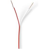 Nedis CAGW0350WT1000 Speaker-kabel 2x 0,35 Mm2 100 M Folieverpakking |wit - thumbnail