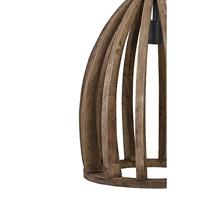 Light & Living Hanglamp 'Haranka' 38cm, Mangohout, kleur Chocoladebruin - thumbnail