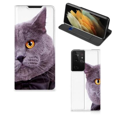Samsung Galaxy S21 Ultra | Hoesje maken | Kat