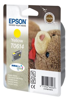 Epson Inktpatroon T0614 Yellow/Geel