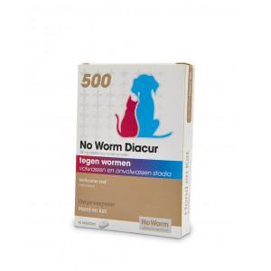 No Worm Diacur 500 voor hond en kat 10 tabletten No Worm Diacur 500 voor hond en kat 10 tabletten