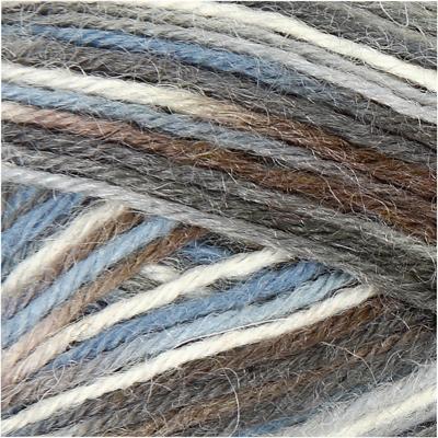 Creativ Company Sokkengaren, l: 200 m, blauw/grijs harmonie, 50 gr/ 1 bol