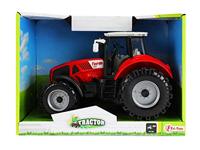 Tractor Tractor met Frictie 19 cm Rood/Zwart - thumbnail