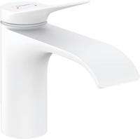 Hansgrohe Wastafelmengkraan Vivenis Eengreeps 80 Zonder Afvoer Mat Wit - thumbnail