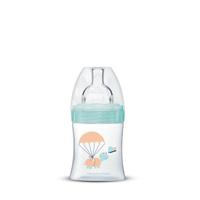 Antikoliekfles - DODIE - Sensation+ - 150 ml - Platte speen - 0-6 maanden - Flow 1 - Groen - thumbnail