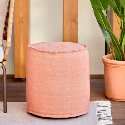 Kave Home Outdoor Poef 'Isaura' PET, kleur Terracotta