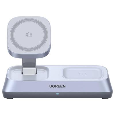 UGREEN UGREEN W711 3-in-1 25W Magnetic Charger Wireless Charger 25 W Grijs