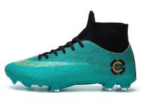 Outdoor High-Top anti-slip Soccer cleats training sneakers voor mannen grootte: 40 (2039 groene lange nagel) - thumbnail