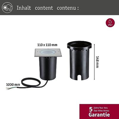 94846 Zigbee 3.0 Floor square Paulmann Home Inbouwlamp 4.9 W RGBW IJzer (geborsteld) 94846 Zigbee 3.0 Floor square Paulmann Home Inbouwlamp 4.9 W RGBW IJzer (geborsteld)