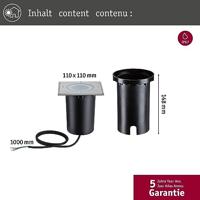 94846 Zigbee 3.0 Floor square Paulmann Home Inbouwlamp 4.9 W RGBW IJzer (geborsteld) - thumbnail