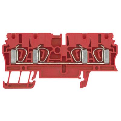 Weidmüller 1683420000 Doorgangsserieklem Spanveer Rood 100 stuk(s)