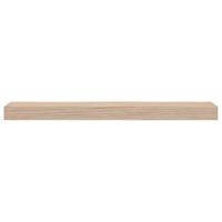 Wandschap 60x23,5x4 cm bewerkt hout - thumbnail