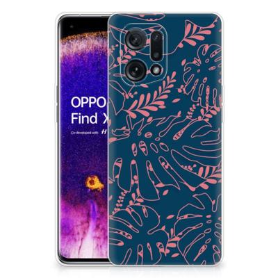 OPPO Find X5 | TPU Case | Palm Leaves