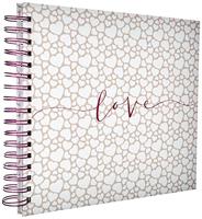 Hama Spiraalalbum Romance 28x24 Cm 40 Witte Pagina's - thumbnail
