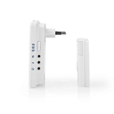 Draadloze Deurbelset | Netvoeding | Volume: 80 dB | Signaalbereik: 300 m | 36 Melodiën Draadloze Deurbelset | Netvoeding | Volume: 80 dB | Signaalbereik: 300 m | 36 Melodiën