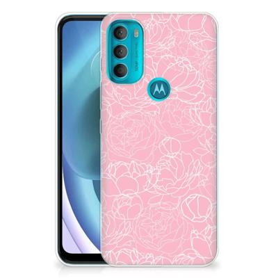 Motorola Moto G71 5G | TPU Case | White Flowers Motorola Moto G71 5G | TPU Case | White Flowers