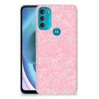 Motorola Moto G71 5G | TPU Case | White Flowers - thumbnail