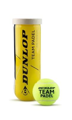 Dunlop Slazenger TEAM PADEL 3PET Padelballen Geel Dunlop Slazenger TEAM PADEL 3PET Padelballen Geel