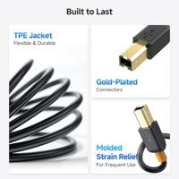 Cable Matters 2m USB C-printerkabel (USB C-naar USB B-kabel, USB-C-naar-printerkabel) in zwart van 2 meter - thumbnail
