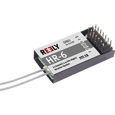 Reely HT-6 RC handzender 2,4 GHz Aantal kanalen: 6 Incl. ontvanger Reely HT-6 RC handzender 2,4 GHz Aantal kanalen: 6 Incl. ontvanger