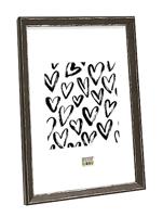 Deknudt Fotokader in zwart met zilverkleurig biesje 13x18 S46DF2 - thumbnail