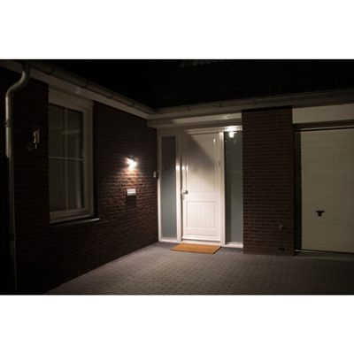 LED's Light Solar LED Wandlamp met Bewegingssensor 400 - 3 lichtstanden - Automatisch aan/uit - Wit