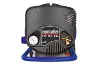 Verticale compressor - MECAFER - 425790 - 50 L - Blauw coaxiaal - Olievrij - thumbnail