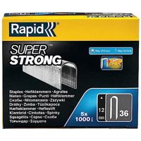 Rapid 36/12 mm Staples Super Strong | 5x1.000 Stuks - 5000511 - thumbnail