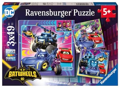 Ravensburger puzzel batwheels 3x49 stukjes