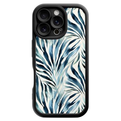 iPhone 16 Pro zwarte case - Japandi waves iPhone 16 Pro zwarte case - Japandi waves