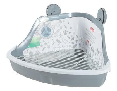 ZOLUX HOEKTOILET KNAAGDIER GRIJS