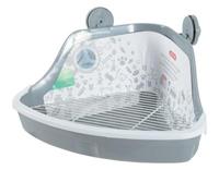 ZOLUX HOEKTOILET KNAAGDIER GRIJS - thumbnail