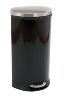 EKO shell bin pedaalemmer 30l zwart - thumbnail