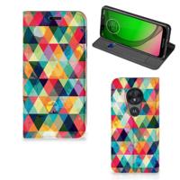 Motorola Moto G7 Play | Hoesje met Magneet | Geruit - thumbnail