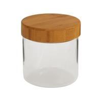 Voorraadpot met bamboe deksel - 600 ml - thumbnail