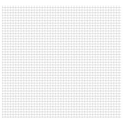 VidaXL Draadhek geweven gaas 50x50 cm 31x31x3 mm roestvrij staal