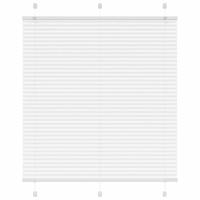 Pliss rolgordijn 120x150 cm stofbreedte 119,4cm polyester wit - thumbnail