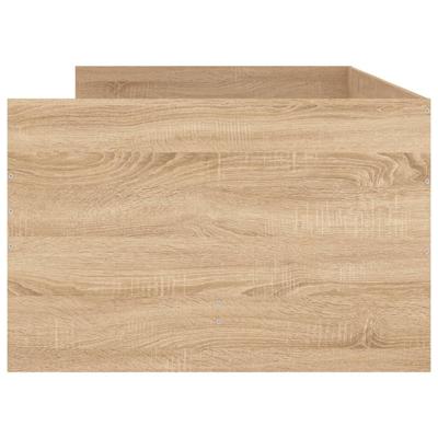 Bedframe met lades sonoma eikenkleurig 90x190 cm