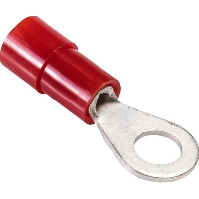 Ringkabelschoen geisoleerd 0,5 - 1,0mm M4 rood 100 stuks