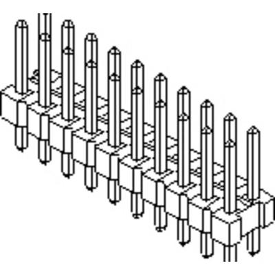 Molex Male header (standaard) 10897361 1 stuk(s)