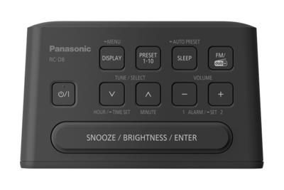 Panasonic RC-D8EG-K Radio alarm clock