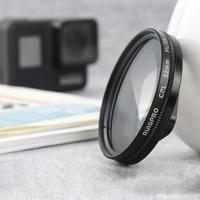 RUIGPRO voor GoPro HERO 7/6/5 Proffesional 52mm CPL lens filter met filter adapter ring & lensdop - thumbnail