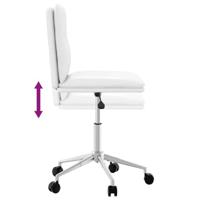 Eetkamerstoel kunstleer wit - thumbnail