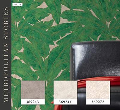 Livingwalls Metropolitan Stories groen behang | 369273