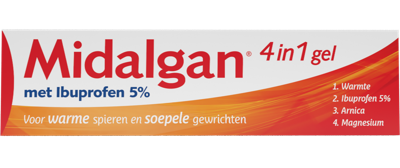 Midalgan 4-in-1 Gel met Ibuprofen 5%