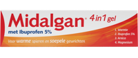Midalgan 4-in-1 Gel met Ibuprofen 5% - thumbnail