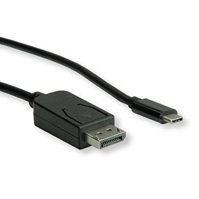 Roline 11.04.5846 USB-C-displaykabel USB-C / DisplayPort Adapterkabel USB-C stekker, DisplayPort-stekker 2.00 m Zwart Roline 11.04.5846 USB-C-displaykabel USB-C / DisplayPort Adapterkabel USB-C stekker, DisplayPort-stekker 2.00 m Zwart