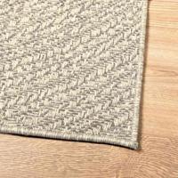 Vloerkleed ZIZUR room binnen en buiten 80x200 cm jute look - thumbnail