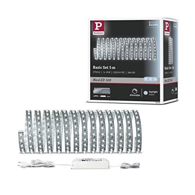 Paulmann MaxLED 500 70605 LED-strip basisset Met connector (male) 24 V 5 m Daglichtwit 1 stuk(s) Paulmann MaxLED 500 70605 LED-strip basisset Met connector (male) 24 V 5 m Daglichtwit 1 stuk(s)